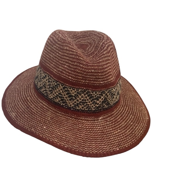 Old Country Road Accessories - Women’s Burgundy Panama Hat Scala Old Country Road Hat